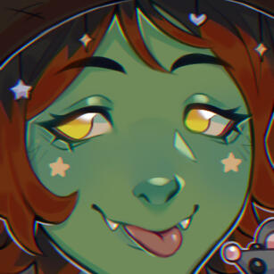 Zoomed-in icon humanoid